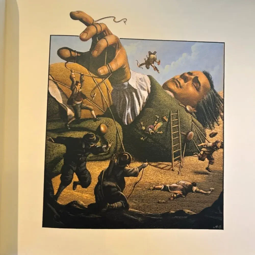 VTG 1995 First Ed. B & N Reproduction, Gulliver's Travels, Jonahtan Swift, HC/DJ